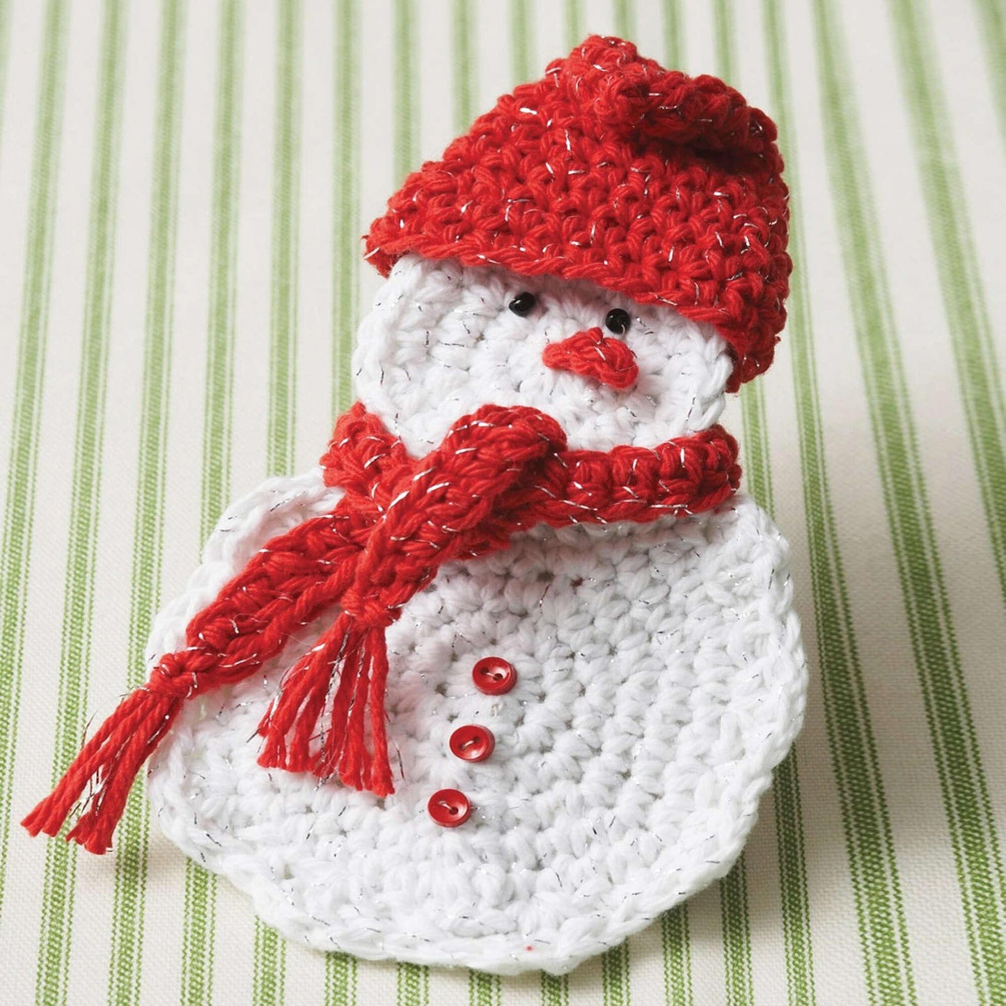 Bernat Crochet Snowman Gift Card Holder