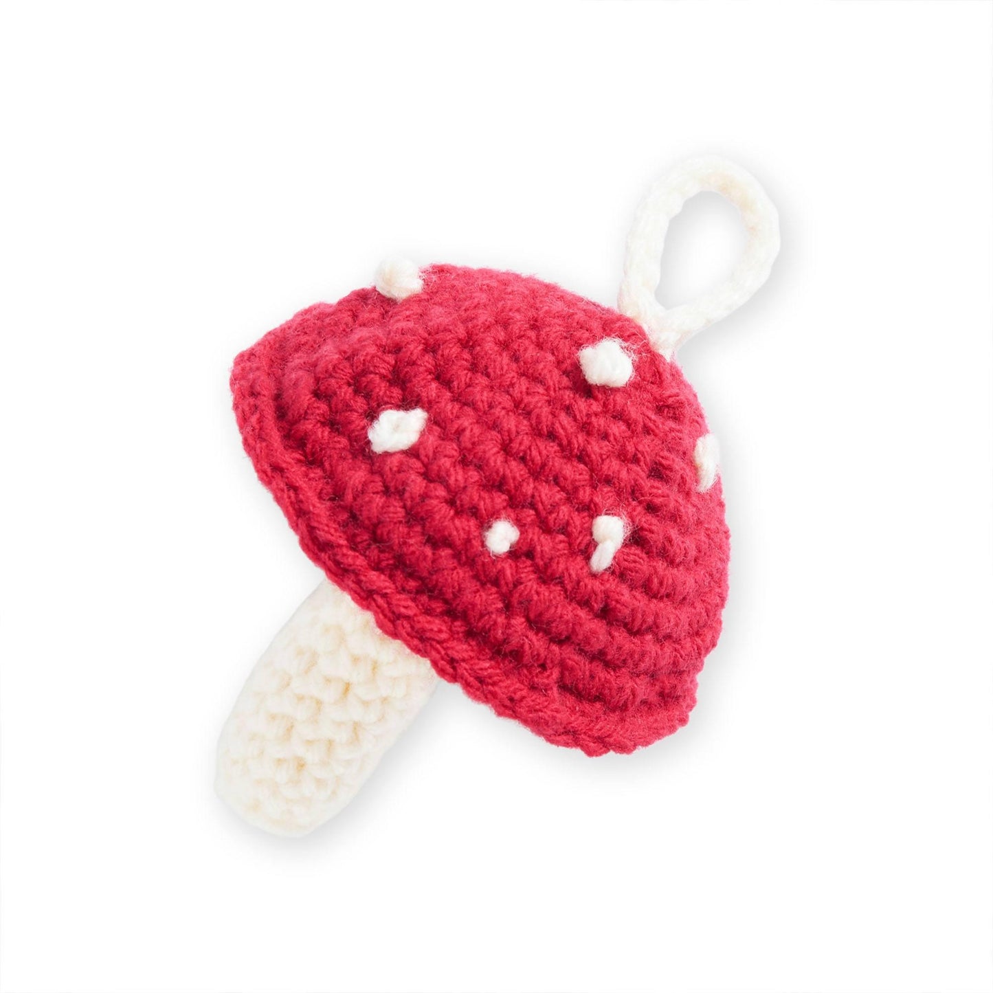 Bernat Crochet Mushroom Ornament