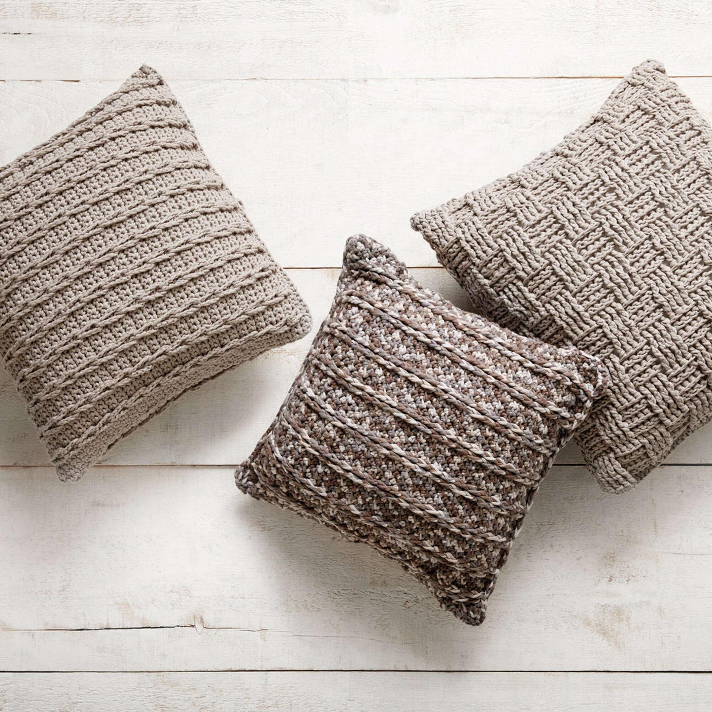 Bernat Crochet Pillow Trio