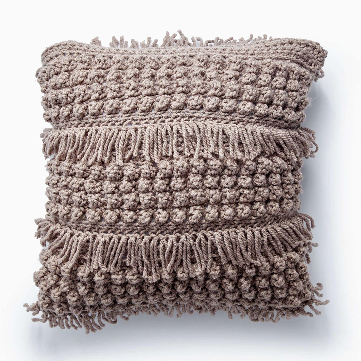 Bernat Tassel And Texture Crochet Pillow