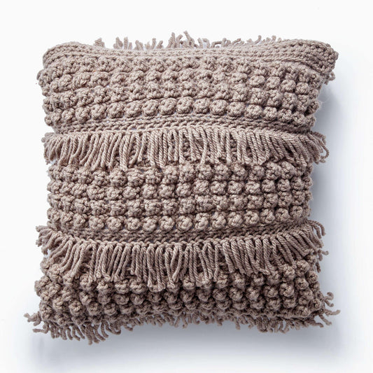 Bernat Tassel And Texture Crochet Pillow