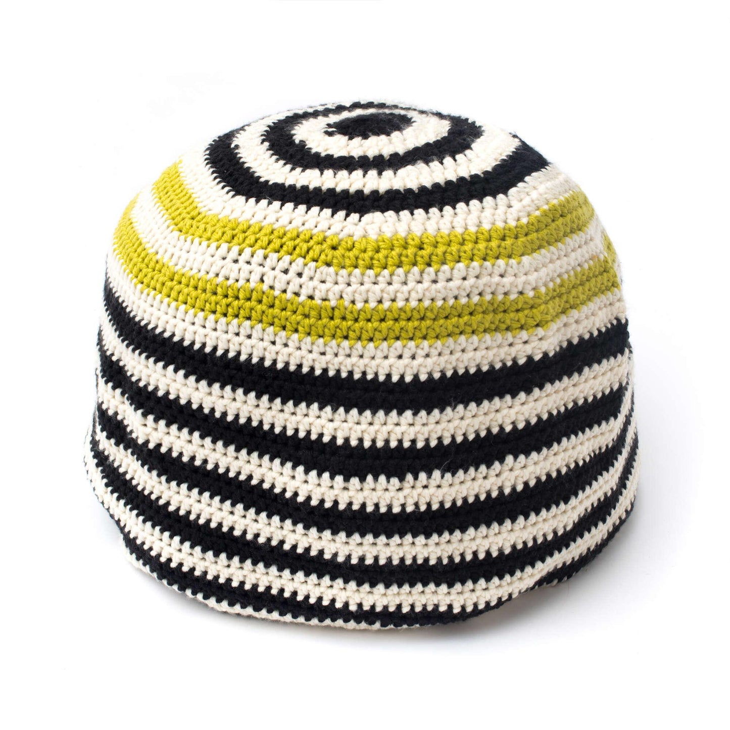 Bernat Crochet Graphic Stripes Pouf