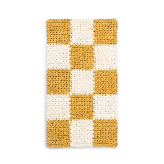 Bernat Fun Crochet Checkerboard Rug 