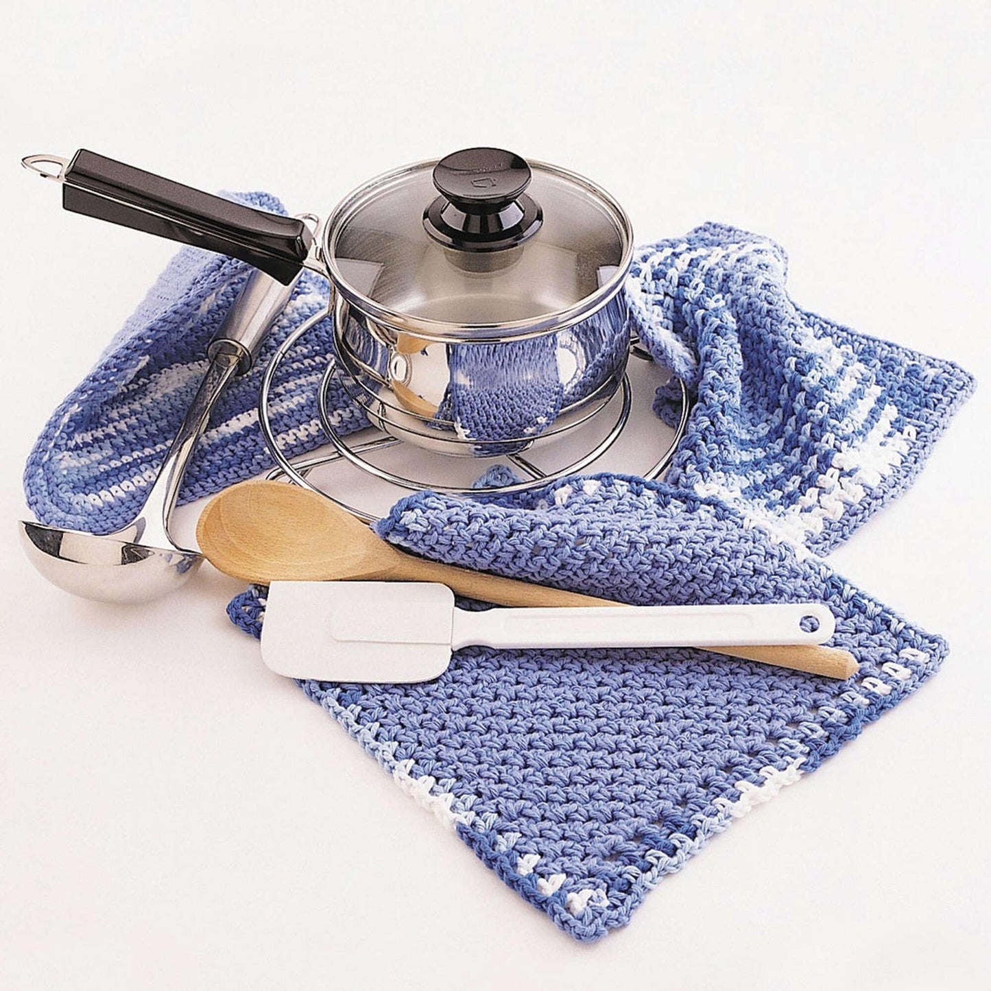 Bernat Crochet Dishcloth And Pot Holder