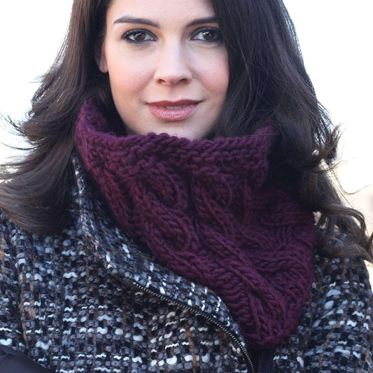 Bernat Knit Last Minute Cowl