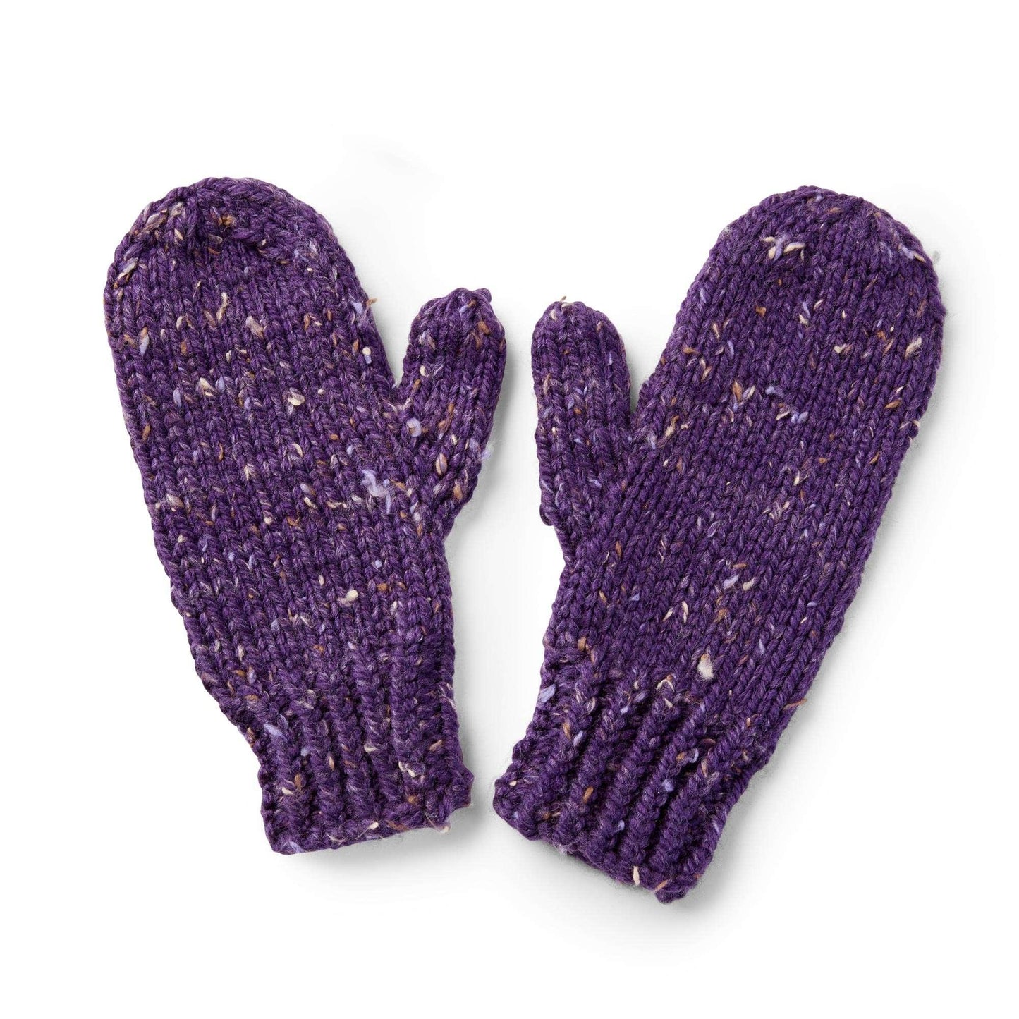 Bernat Cozy Knit Mittens - Dynamic Frog