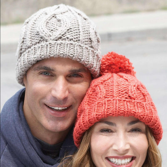 Bernat Knit Cable Hat