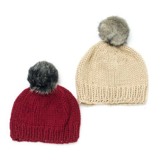 Bernat Knit Family Hats