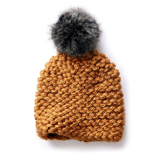 Bernat Garter Knit Hat