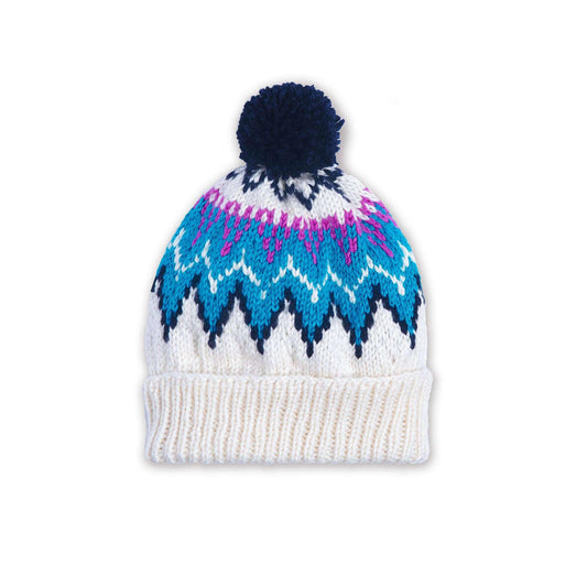 Bernat Family Knit Fair Isle Adult Hat