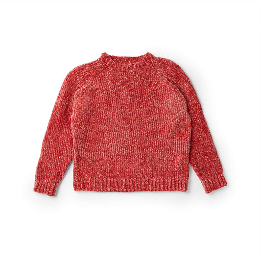 Bernat Knit Top Down Pullover