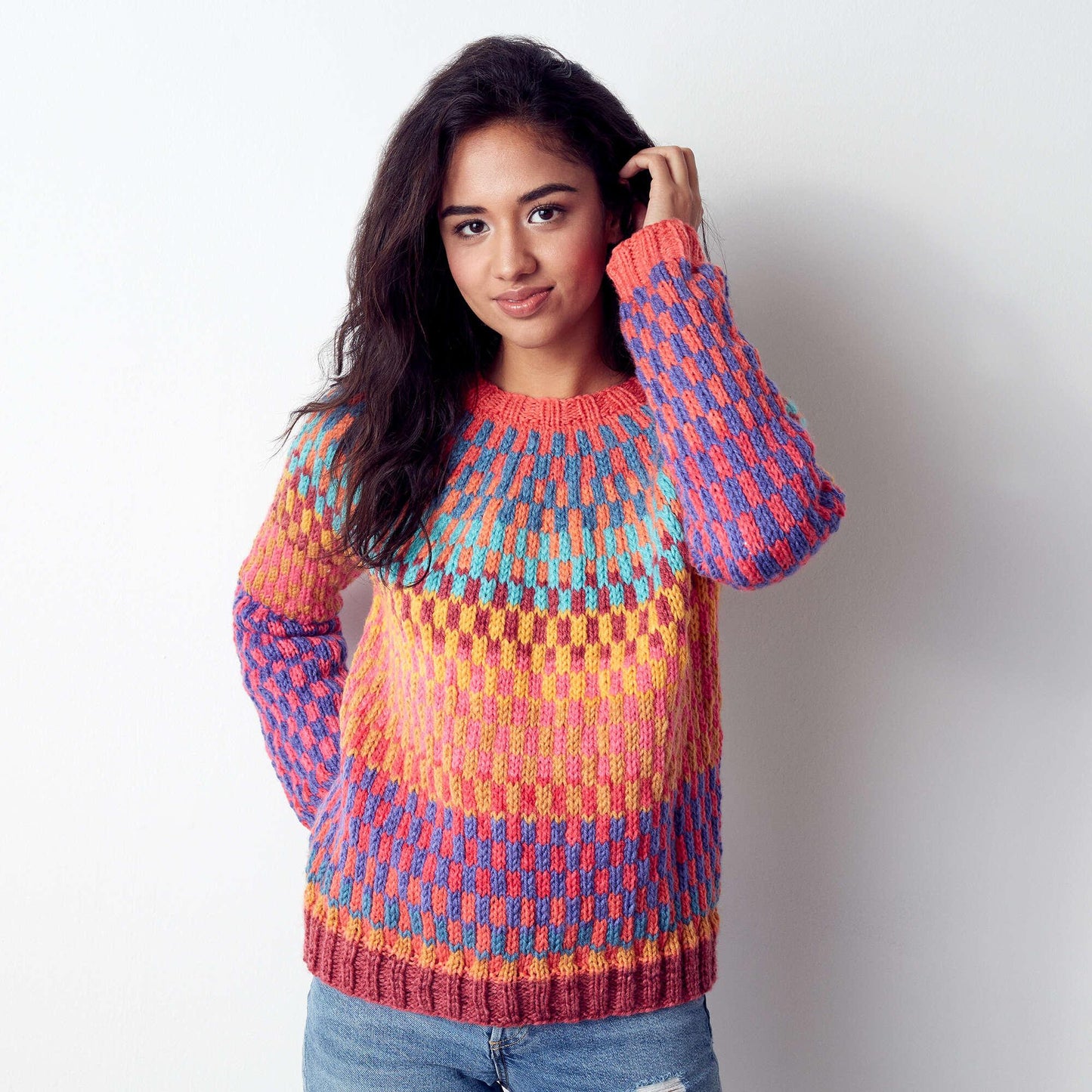 Bernat On Repeat Knit Pullover