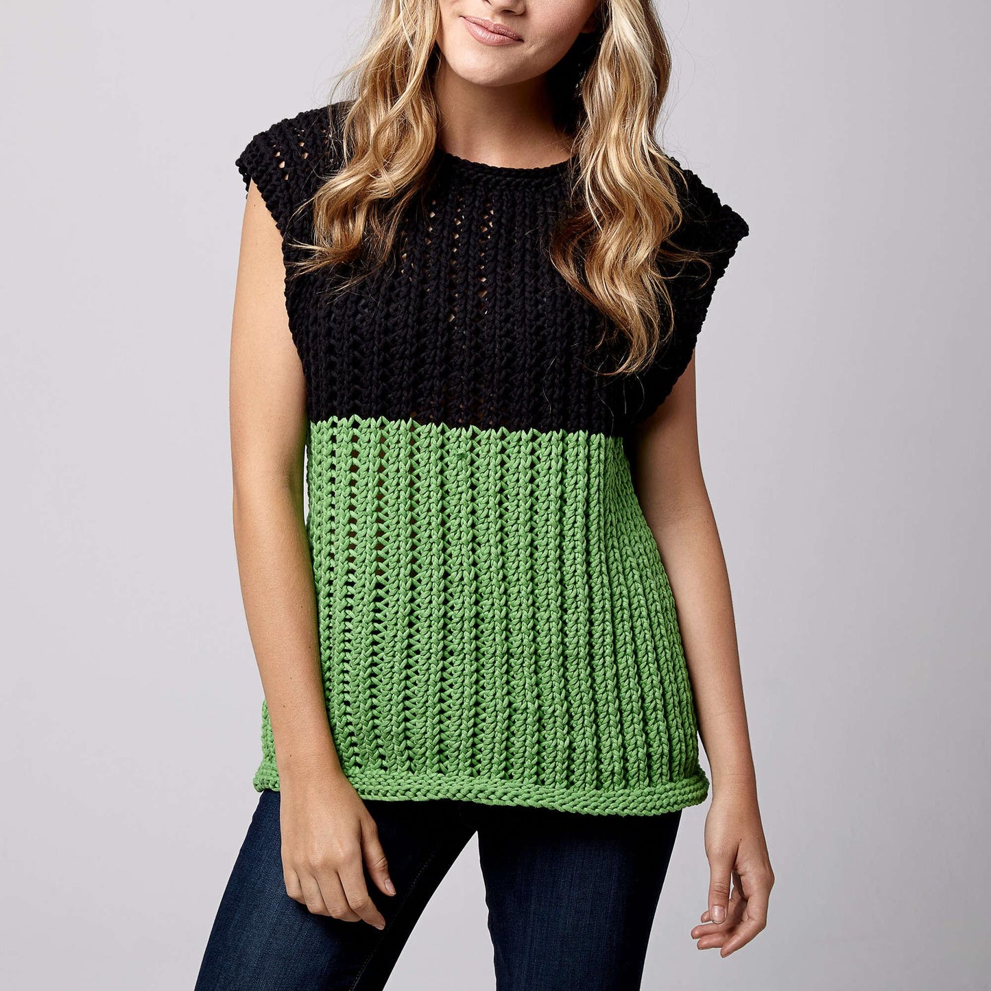 Bernat Knit Fresh Mesh Top