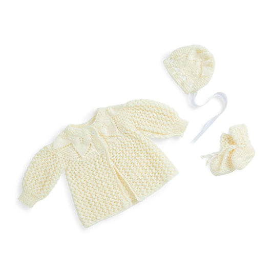 Bernat Knit Leaf And Lace Set