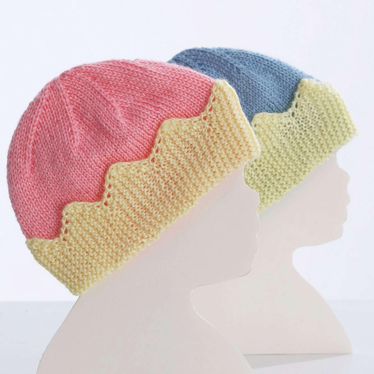 Bernat Knit King/Queen Baby Hats