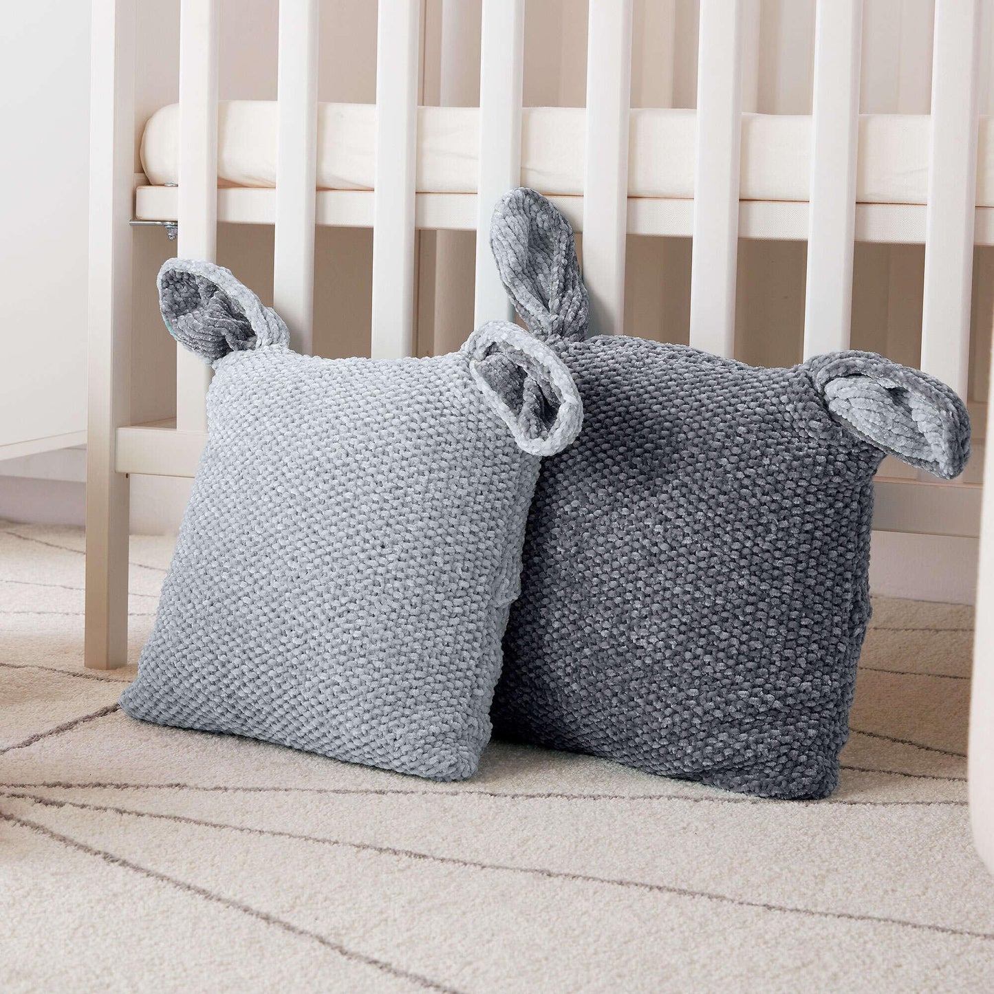 Bernat Knit Bunny Pillows