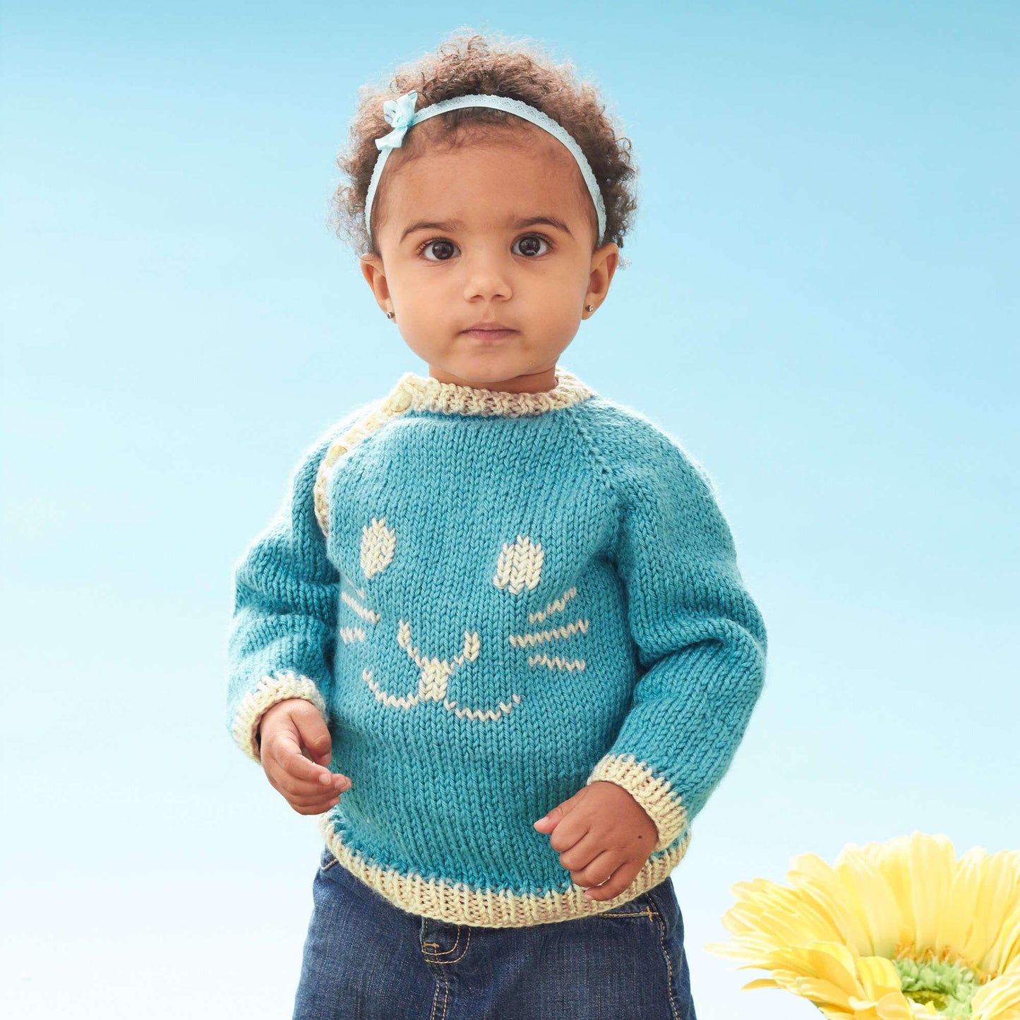 Bernat Knit Funny Bunny Pullover