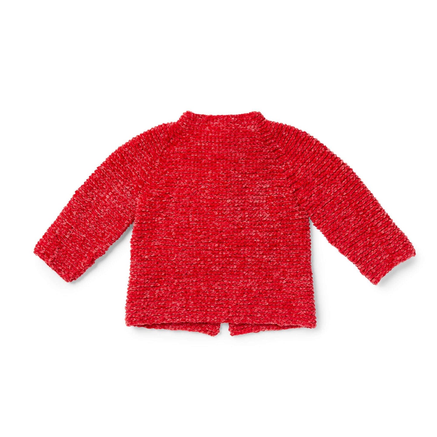 Bernat Go-Go Garter Stitch Knit Baby Jacket