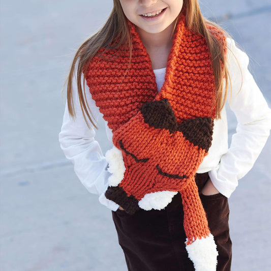 Bernat Knit Like A Fox! Scarf