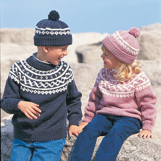 Bernat Knit Pullover & Toque