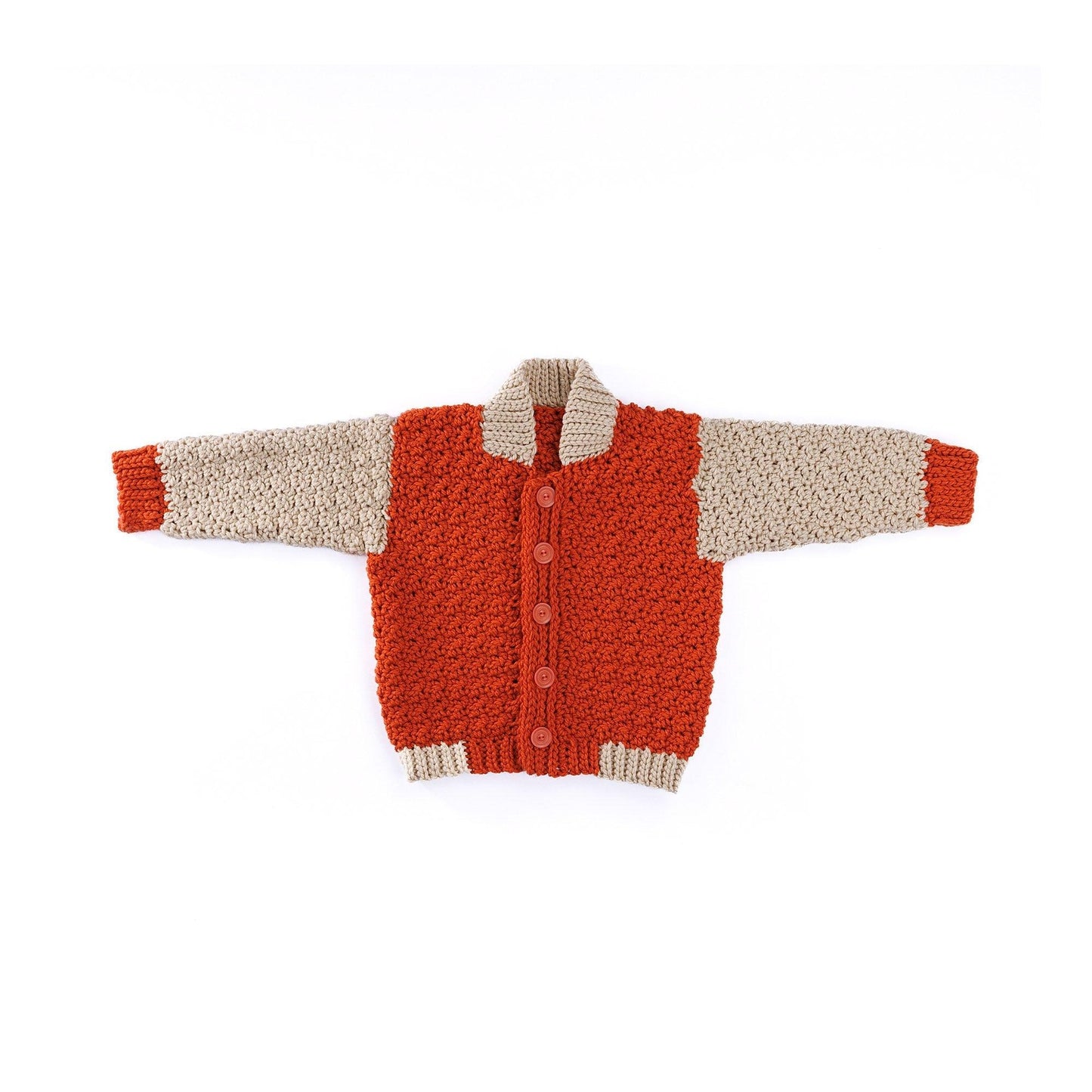 Bernat Cozy Kid Crochet Jacket - Dynamic Frog