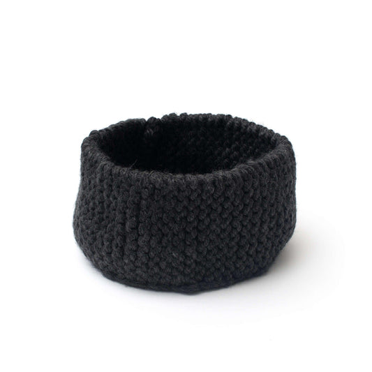 Bernat Knit Garter Ridged Baskets