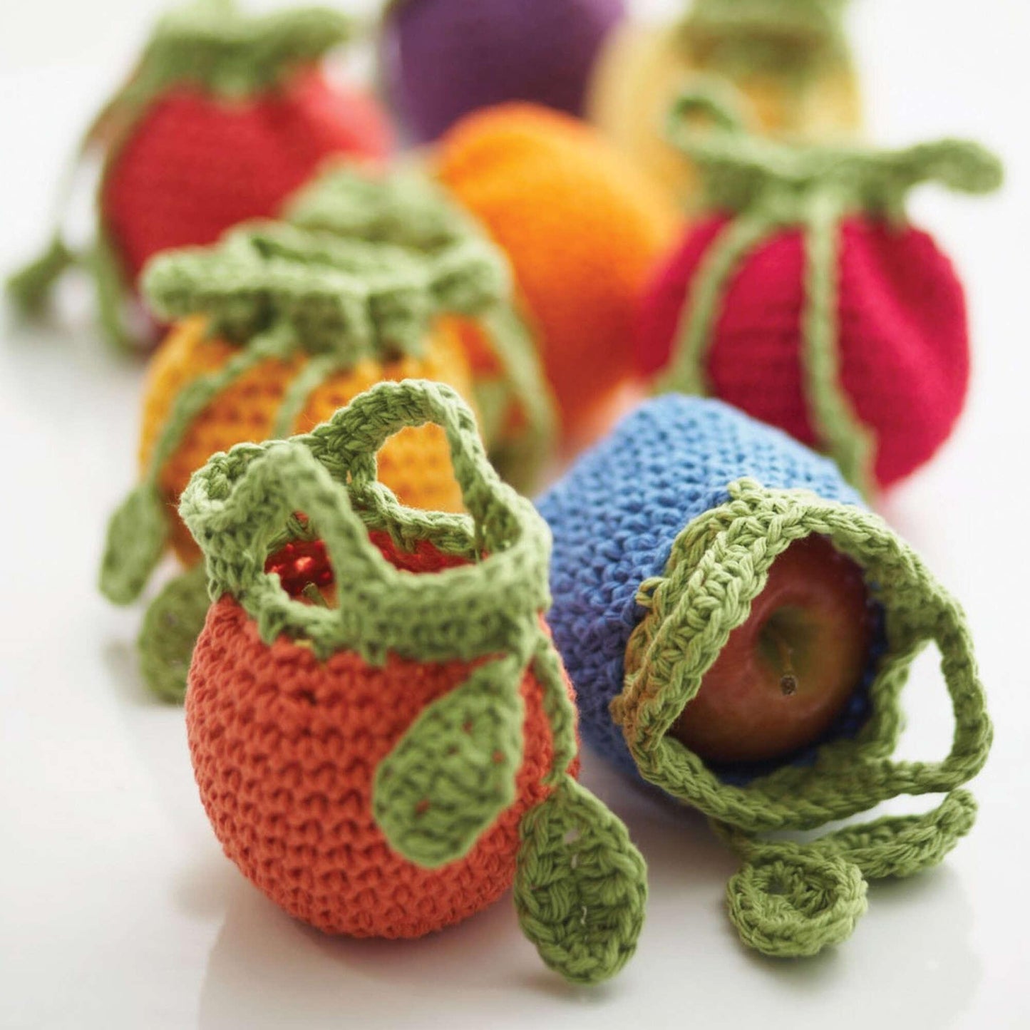 Bernat Knit Fruit Cozies