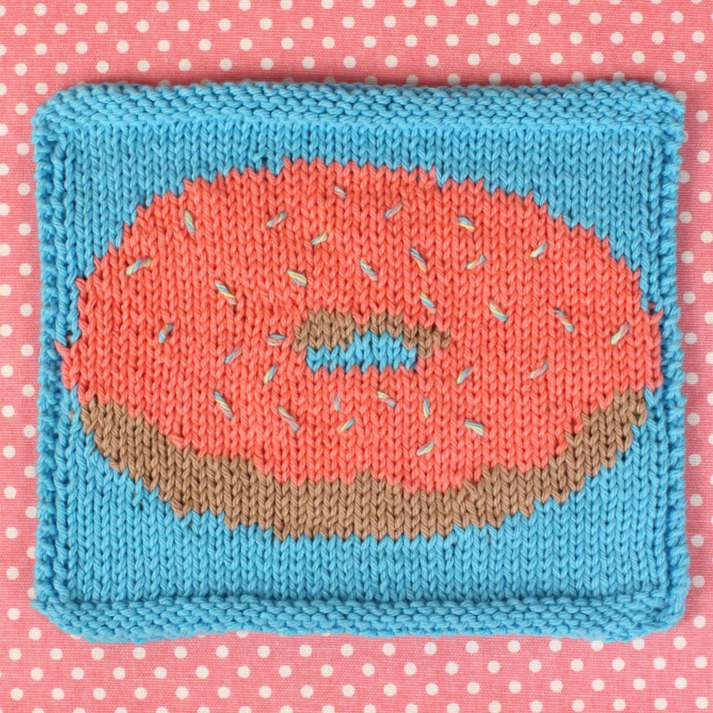 Bernat Knit Donut Dishcloth