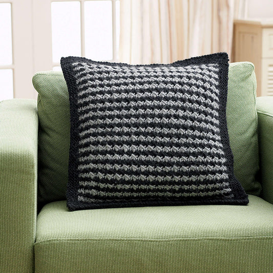 Bernat Knit Houndstooth Pillow