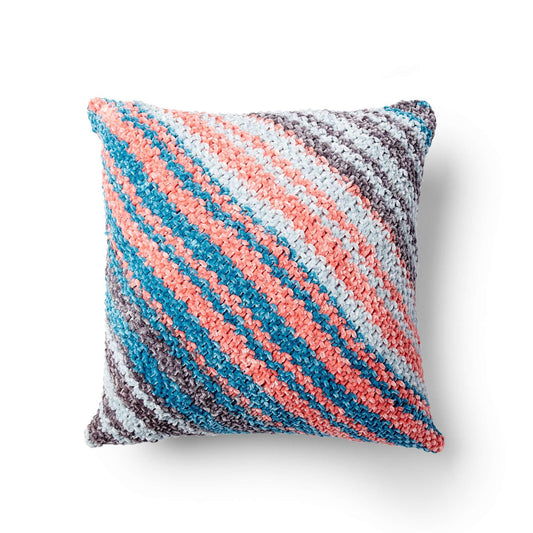 Bernat Diagonal Envelope Knit Pillow