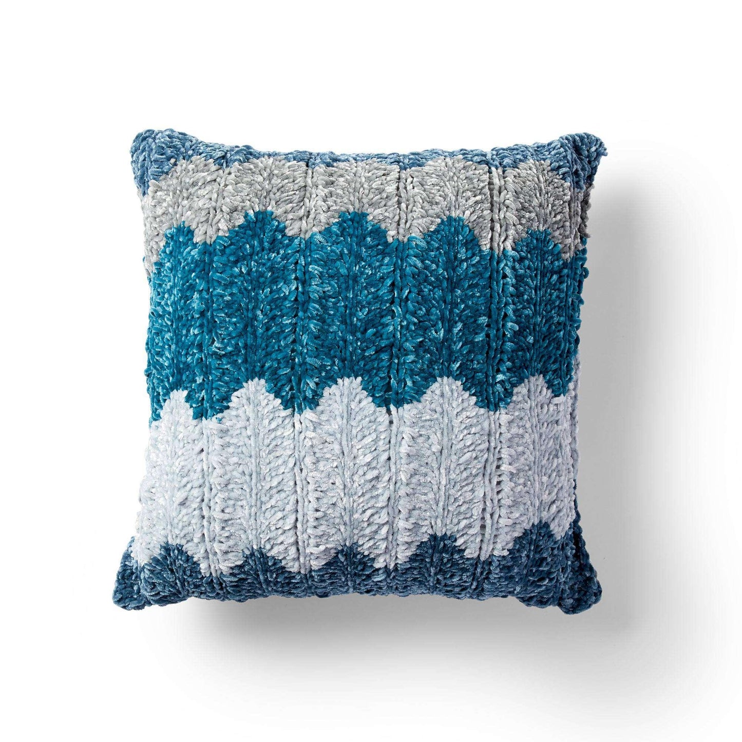 Bernat Knit Chevron Pillow