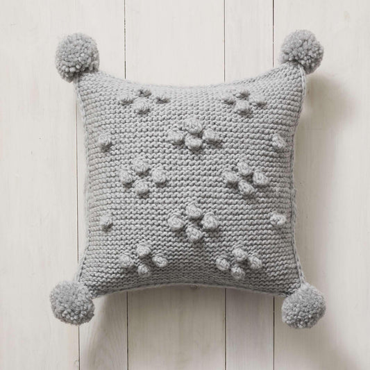 Stitch Club Bobble Knit Pillow + Tutorial