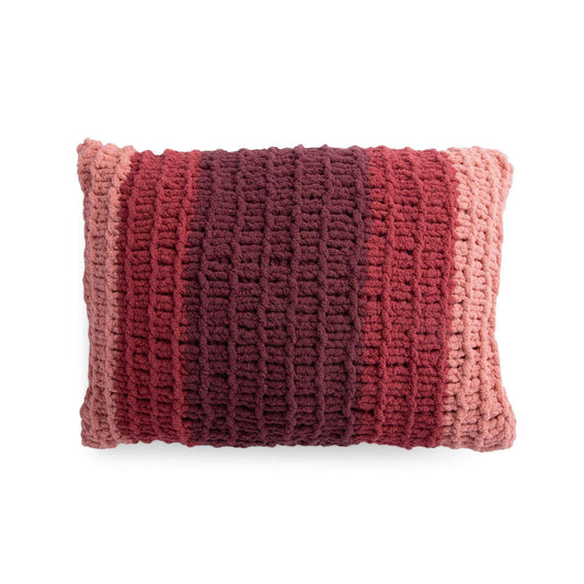 Bernat Fading Stripes Knit Lumbar Pillow