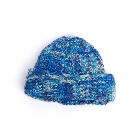 Bernat Cozy Twist Knit Hat - Dynamic Frog