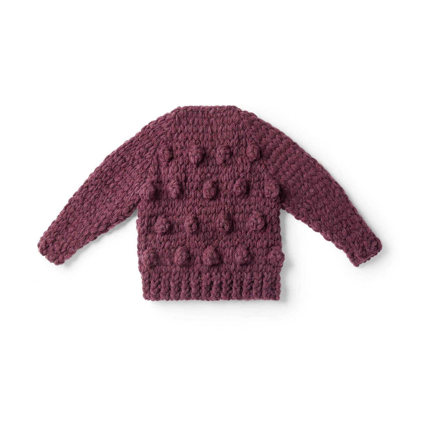 Bernat Craft Alize EZ Bobble Cardigan - Dynamic Frog