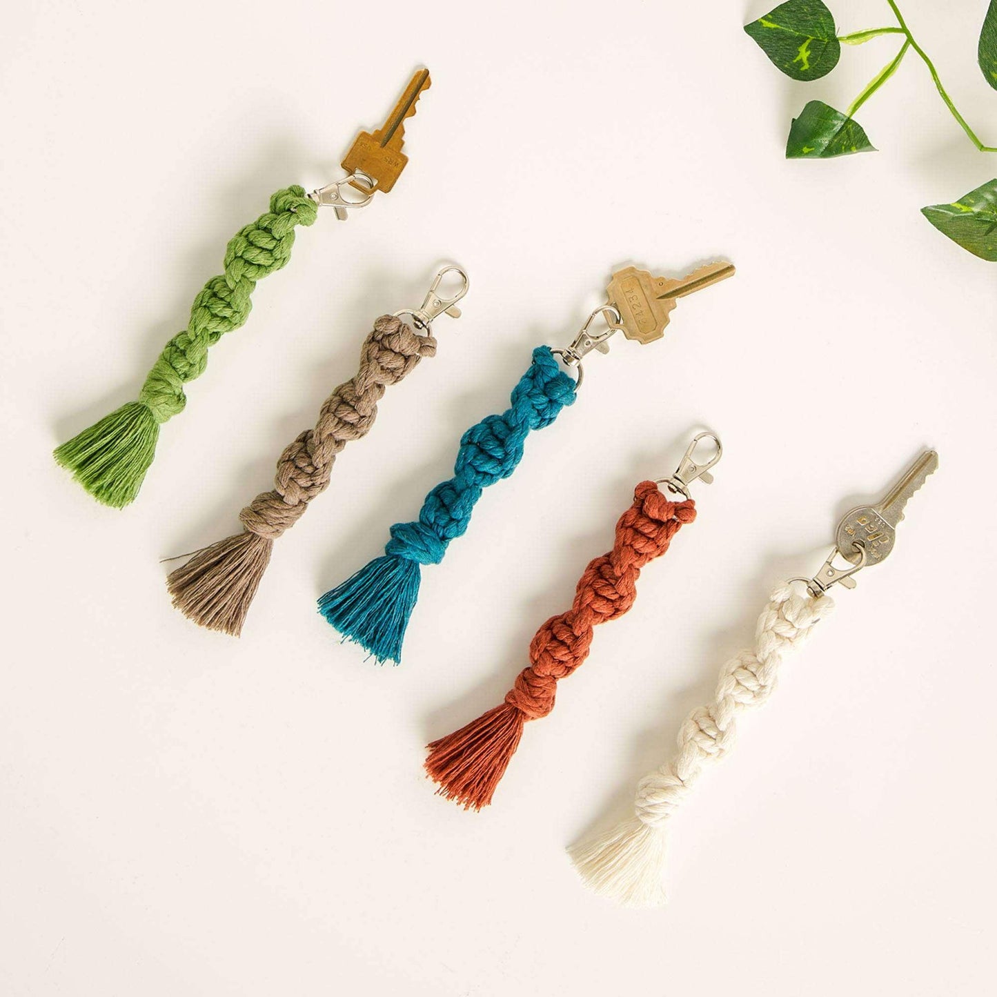 Bernat Craft Macrame Keychains