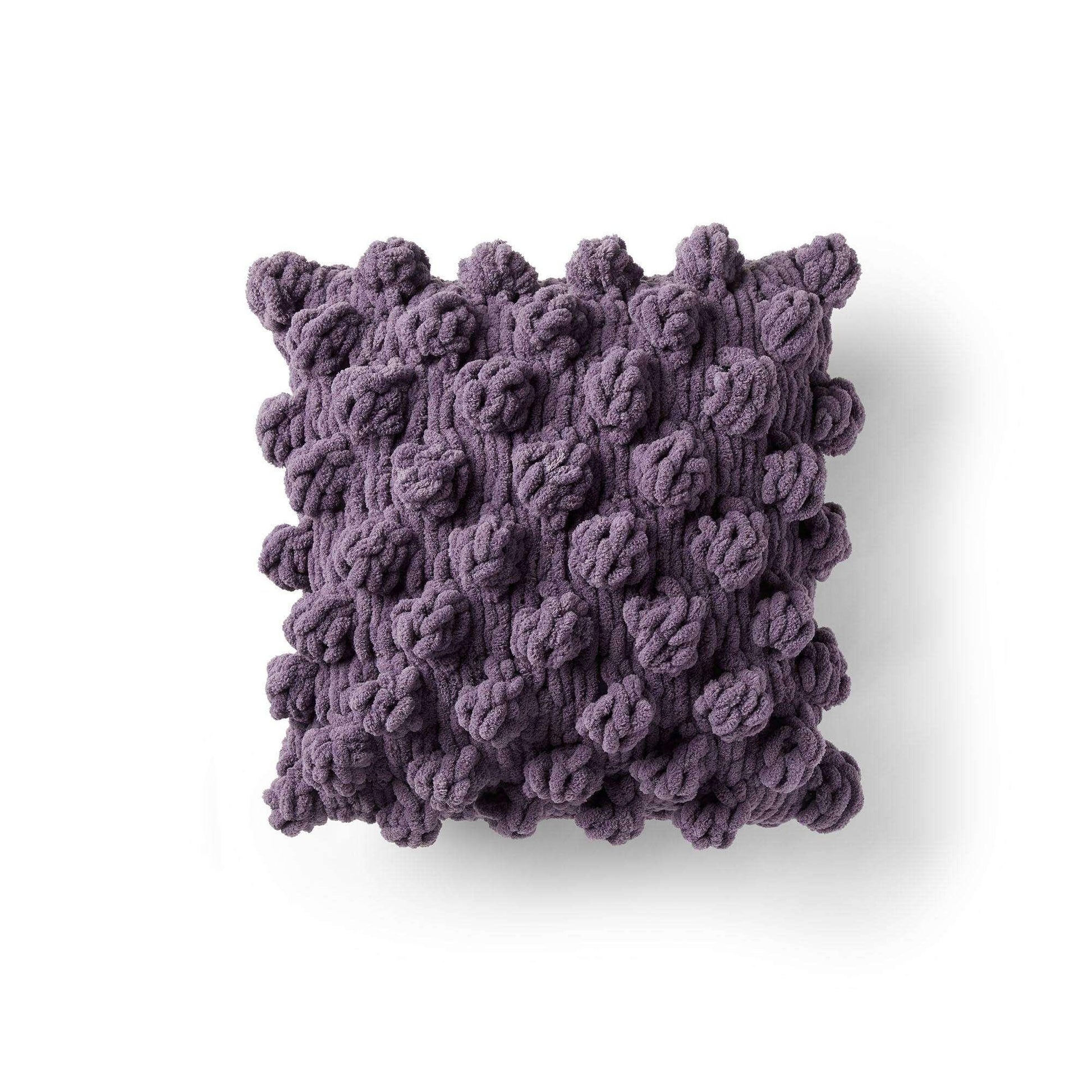 Bernat Craft Alize EZ Bobble Pillow - Dynamic Frog