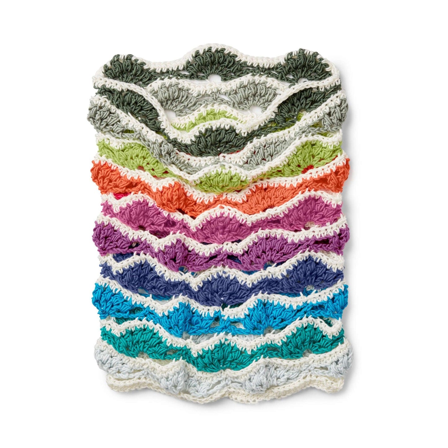 Caron X Pantone Rainbow Chip Crochet Cowl