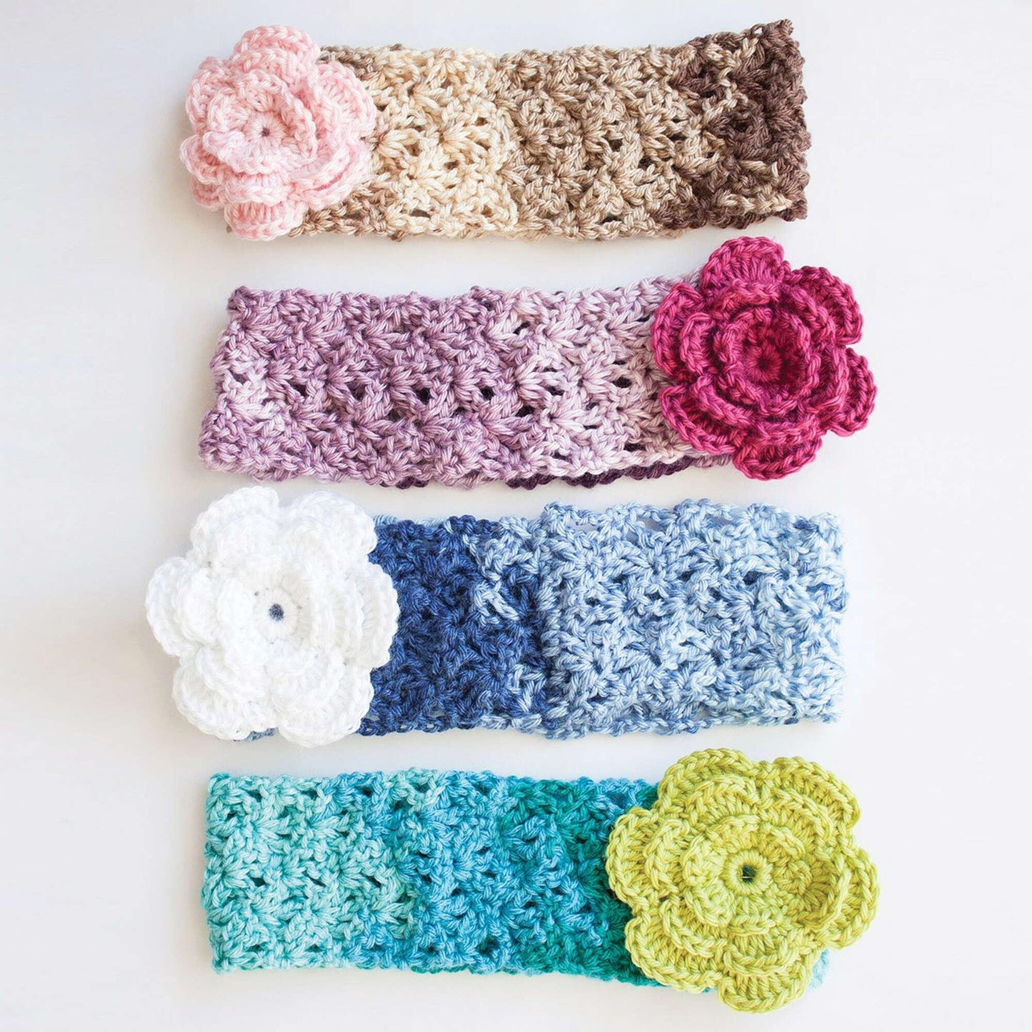 Caron Crochet Cozy Posy Headband