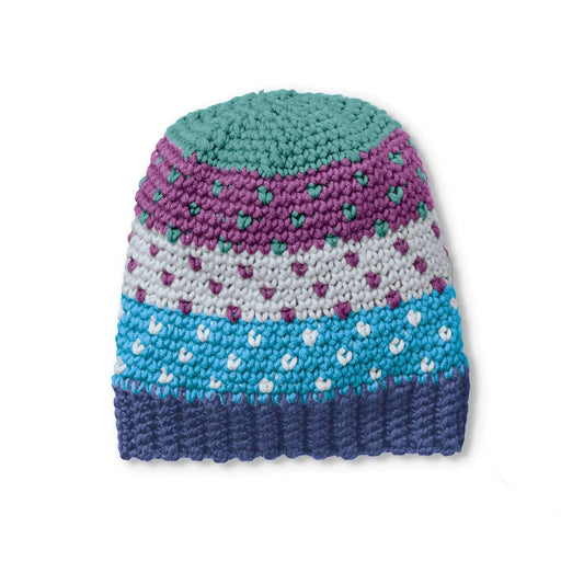 Caron X Pantone Crochet Fair Isle Hat