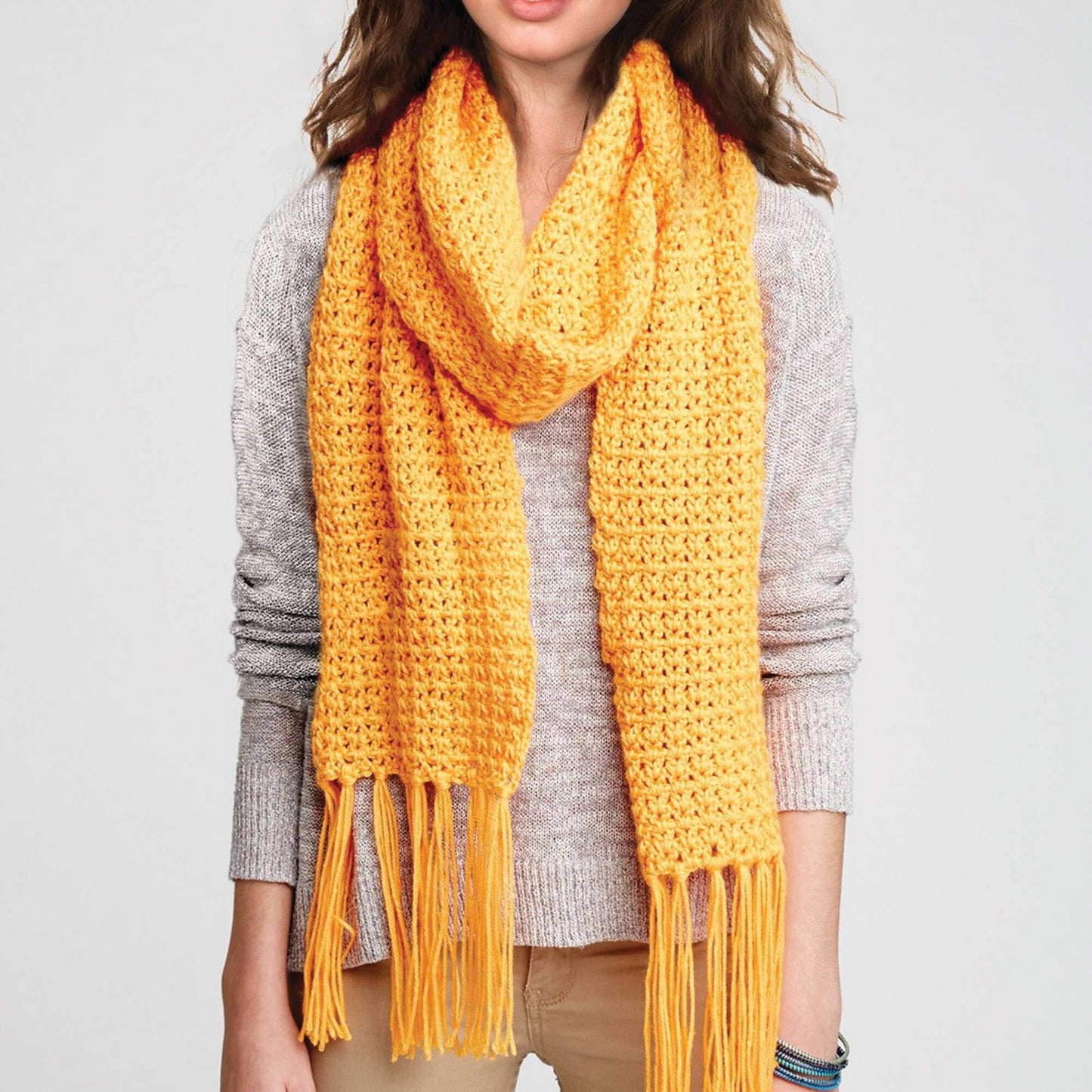 Caron Crochet Straight Up Scarf