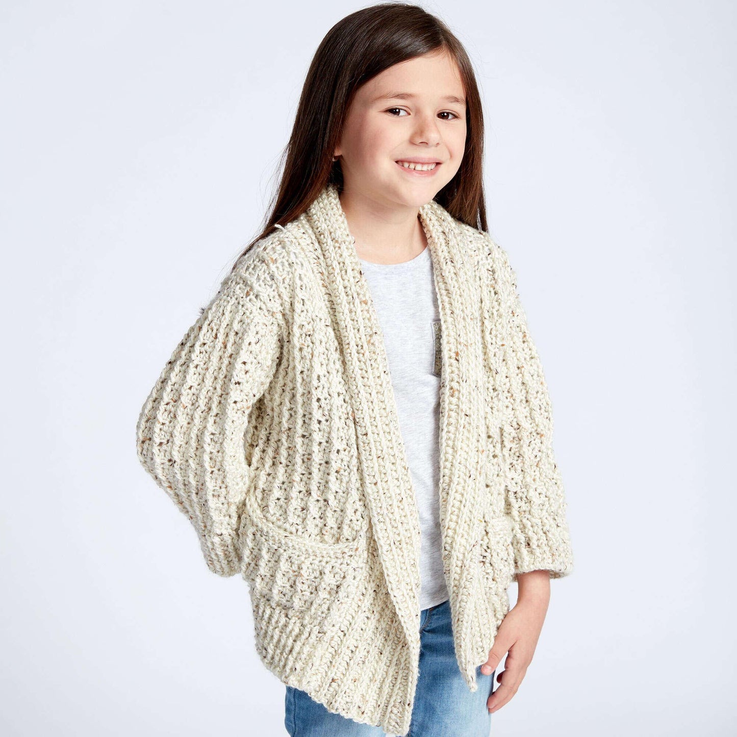 Caron Crochet Chill Time Child's Cardigan