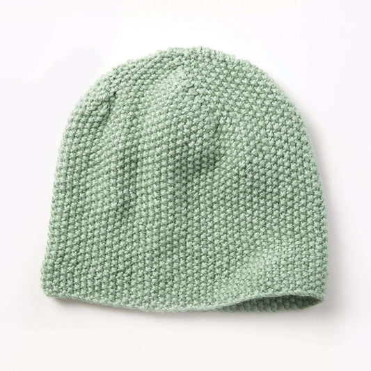 Caron Knit Seed Stitch Beanie