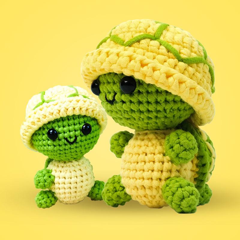 Beginners Crochet Kit-Little turtle - Dynamic Frog