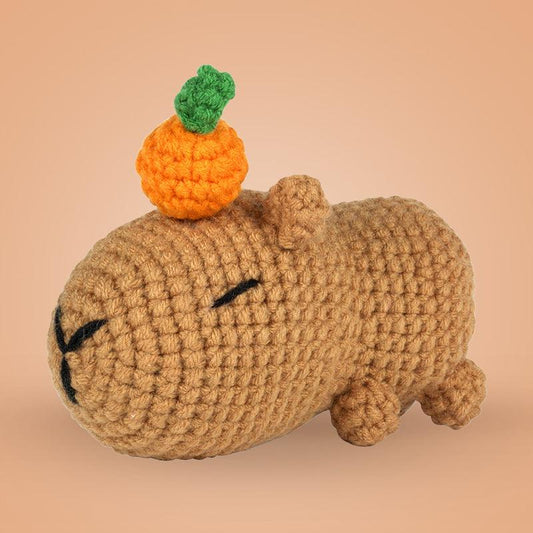 Yellow Pufferfish Crochet Kit for Beginners – Inflate Your Creativity! 🐡🧶 - Dynamic Frog