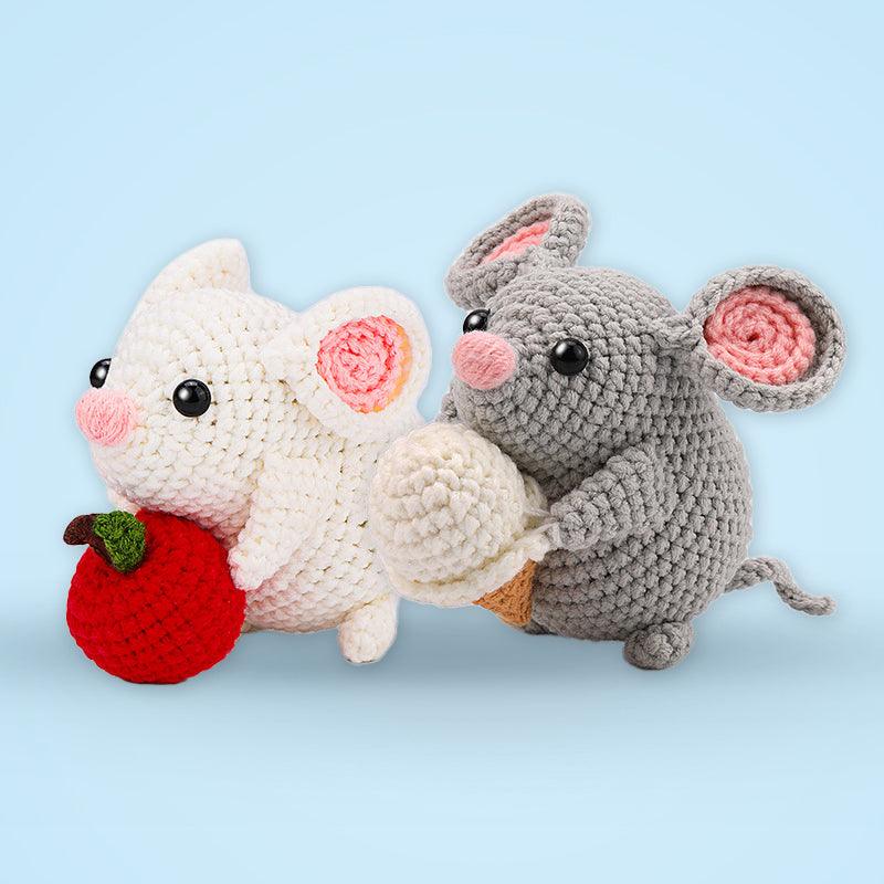 Mouse Crochet Kit for Beginners – Stitch Your Way to Cute with This Little Mouse!🐭🧶 - Dynamic Frog