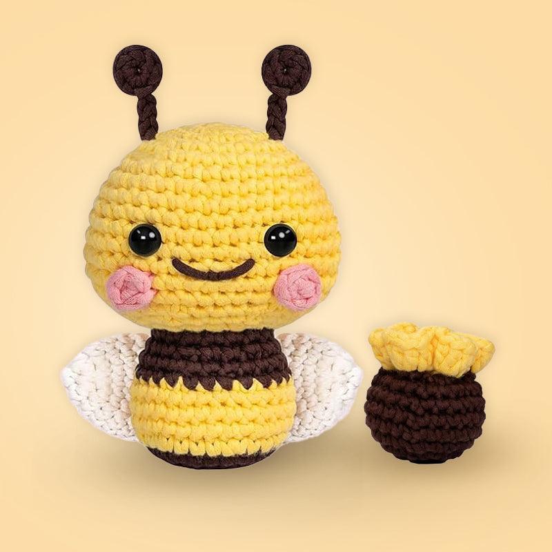 Yellow Bee Crochet Kit for Beginners – Buzz Your Way to Adorable Crafting!🐝🧶 - Dynamic Frog