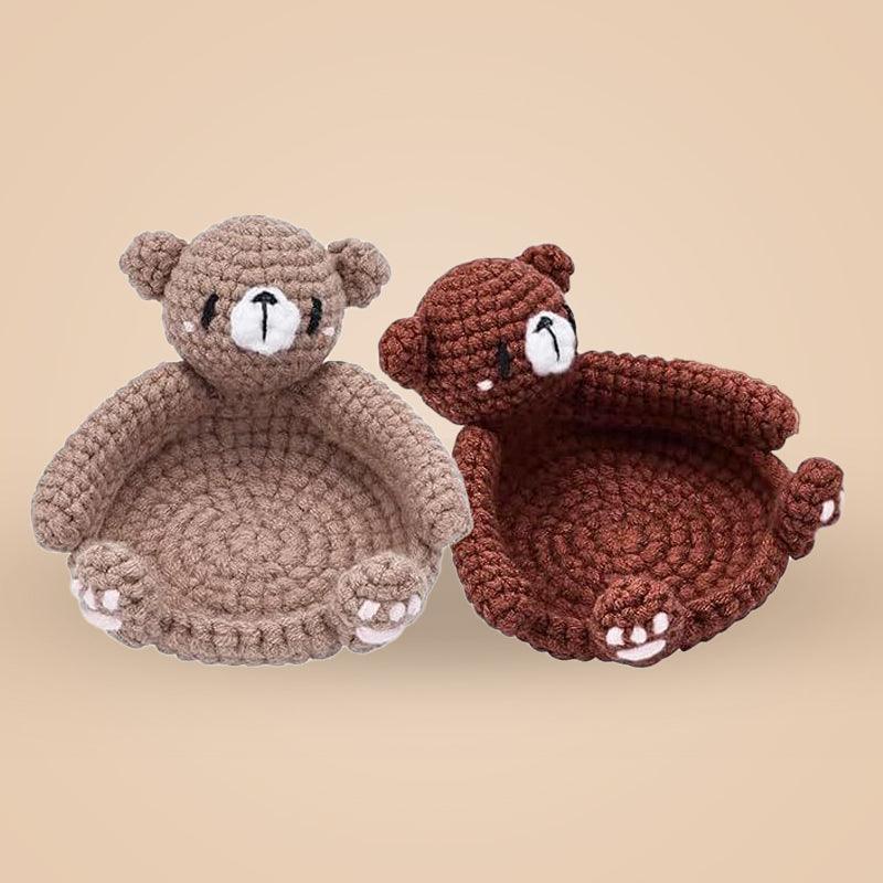 crochet starter kit -Bear coaster - Dynamic Frog