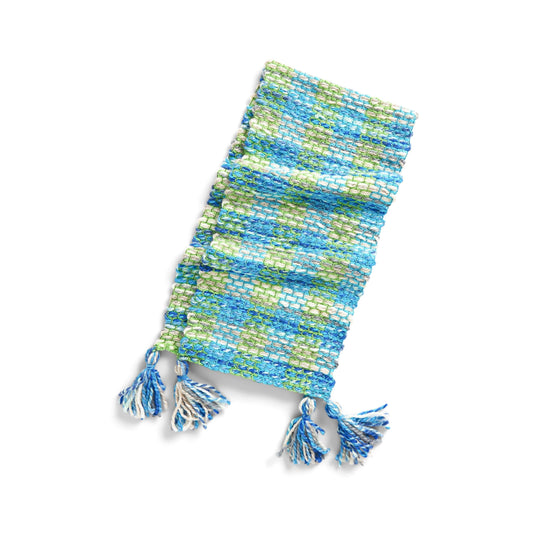 Bernat Gingham Weaving Scarf Pattern