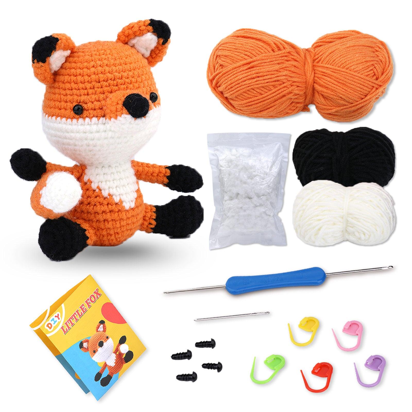 Orange Fox Crochet Kit for Beginners – Craft Your Very Own Furry Friend!🦊🧶 - Dynamic Frog